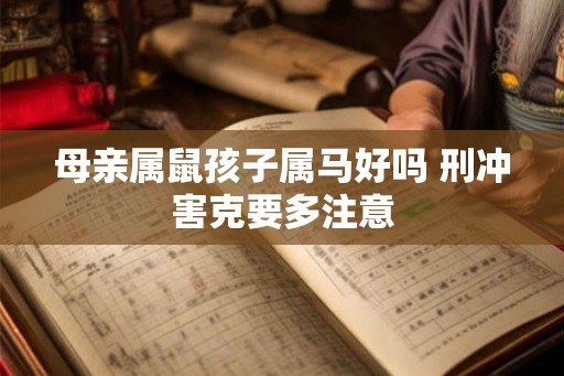 母亲属鼠孩子属马好吗 刑冲害克要多注意 母亲属鼠孩子属马好吗 刑冲害克要多注意