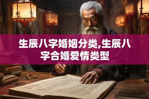 生辰八字婚姻分类,生辰八字合婚爱情类型