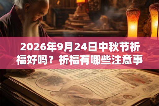 2026年9月24日中秋节祈福好吗？祈福有哪些注意事项？
