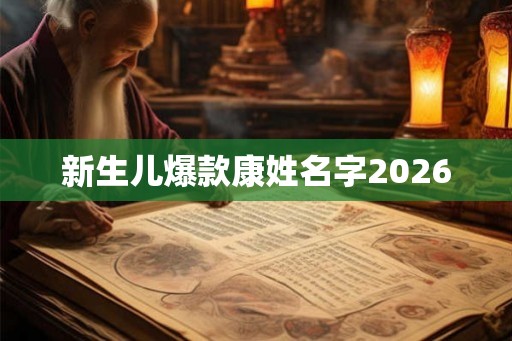 新生儿爆款康姓名字2026