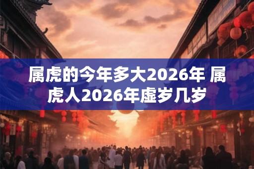 属虎的今年多大2026年 属虎人2026年虚岁几岁