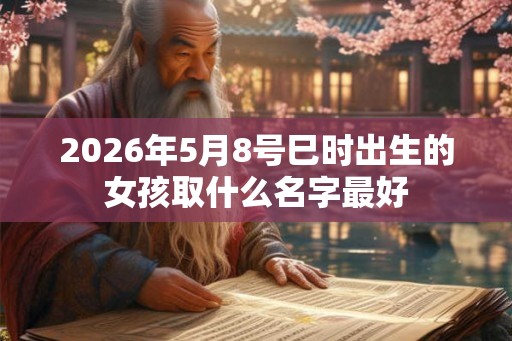 2026年5月8号巳时出生的女孩取什么名字最好