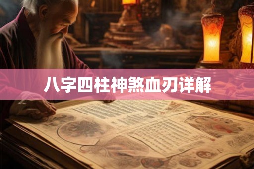 八字四柱神煞血刃详解