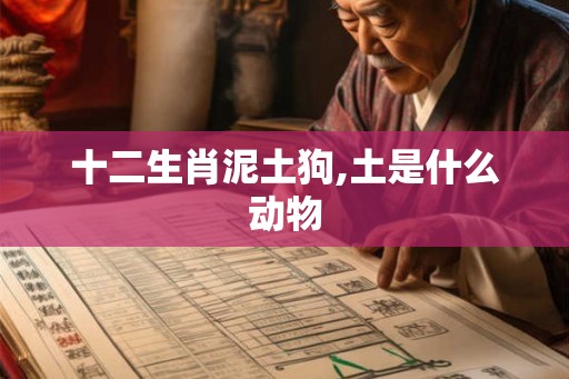 十二生肖泥土狗,土是什么动物 十二生肖泥土狗,土是什么动物