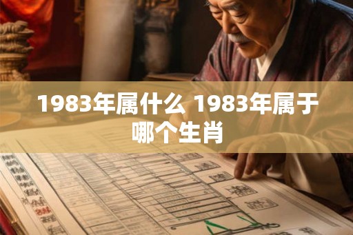 1983年属什么 1983年属于哪个生肖