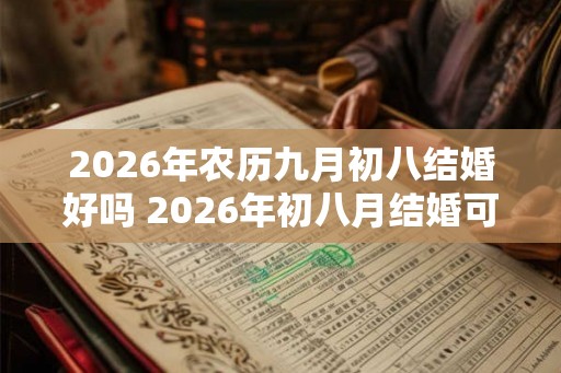 2026年农历九月初八结婚好吗 2026年初八月结婚可行吗