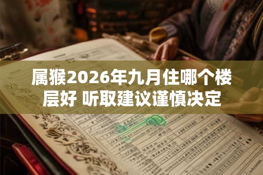 属猴2026年九月住哪个楼层好 听取建议谨慎决定