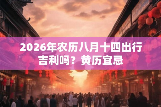 2026年农历八月十四出行吉利吗？黄历宜忌