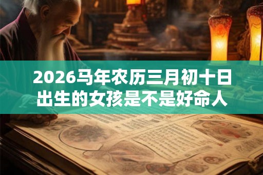 2026马年农历三月初十日出生的女孩是不是好命人