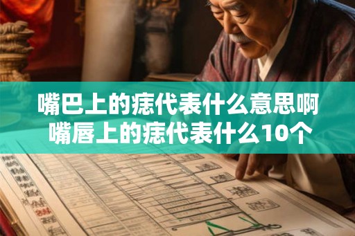 嘴巴上的痣代表什么意思啊 嘴唇上的痣代表什么10个字 嘴巴上的痣代表什么意思啊 嘴唇上的痣代表什么10个字