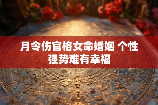 月令伤官格女命婚姻 个性强势难有幸福 月令伤官格女命婚姻 个性强势难有幸福