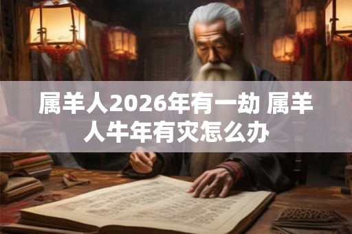 属羊人2026年有一劫 属羊人牛年有灾怎么办