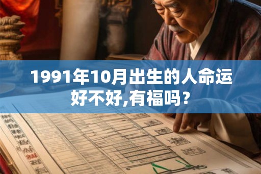 1991年10月出生的人命运好不好,有福吗？