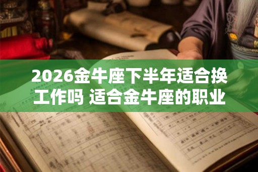 2026金牛座下半年适合换工作吗 适合金牛座的职业
