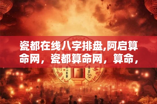 瓷都在线八字排盘,阿启算命网，瓷都算命网，算命，