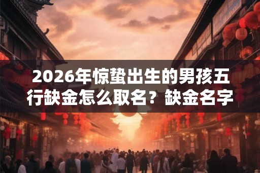 2026年惊蛰出生的男孩五行缺金怎么取名？缺金名字精选