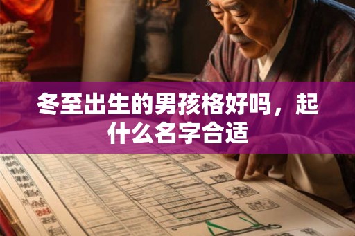 冬至出生的男孩格好吗,起什么名字合适 冬至出生的男孩格好吗,起什么名字合适