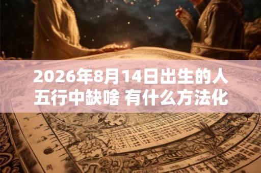 2026年8月14日出生的人五行中缺啥 有什么方法化解