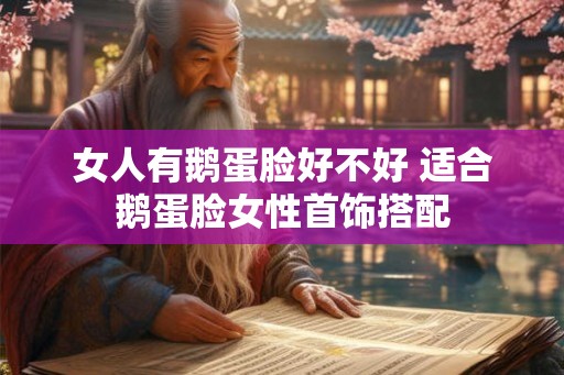 女人有鹅蛋脸好不好 适合鹅蛋脸女性首饰搭配