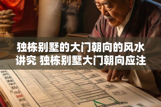 独栋别墅的大门朝向的风水讲究 独栋别墅大门朝向应注意什么