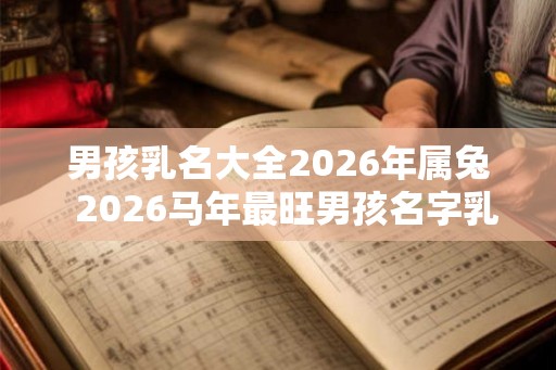 男孩乳名大全2026年属兔  2026马年最旺男孩名字乳名