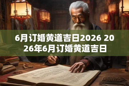 6月订婚黄道吉日2026 2026年6月订婚黄道吉日
