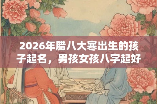 2026年腊八大寒出生的孩子起名，男孩女孩八字起好名字大全