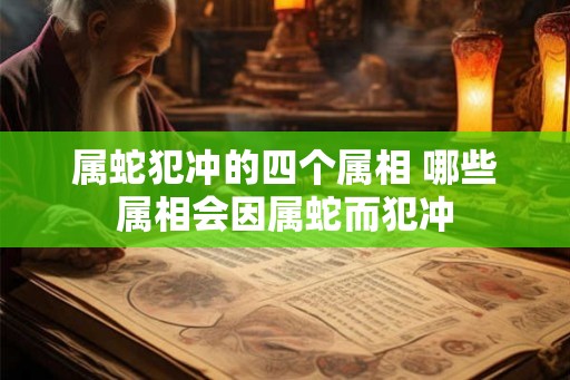 属蛇犯冲的四个属相 哪些属相会因属蛇而犯冲 属蛇犯冲的四个属相 哪些属相会因属蛇而犯冲