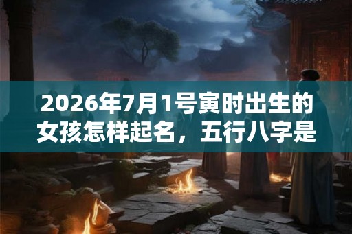 2026年7月1号寅时出生的女孩怎样起名，五行八字是什么？
