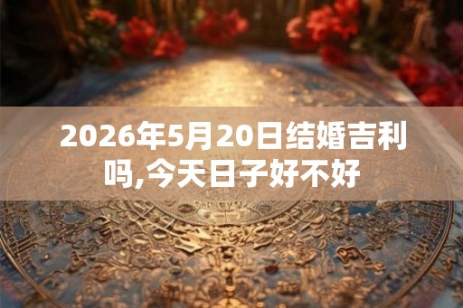 2026年5月20日结婚吉利吗,今天日子好不好