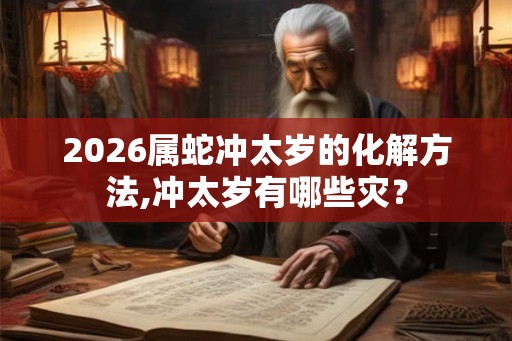 2026属蛇冲太岁的化解方法,冲太岁有哪些灾？