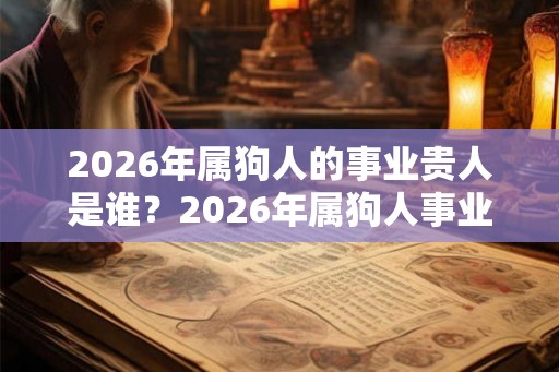 2026年属狗人的事业贵人是谁？2026年属狗人事业运如何？