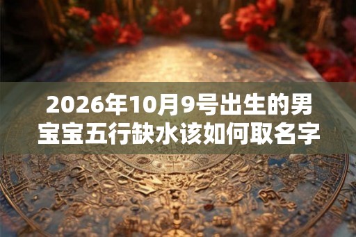 2026年10月9号出生的男宝宝五行缺水该如何取名字
