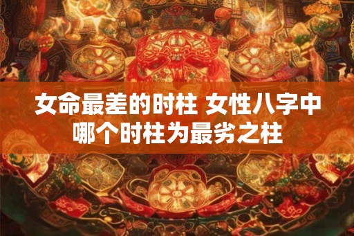 女命最差的时柱 女性八字中哪个时柱为最劣之柱