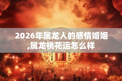 2026年属龙人的感情婚姻,属龙桃花运怎么样