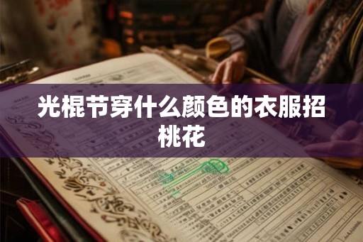 光棍节穿什么颜色的衣服招桃花