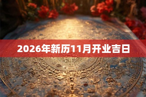 2026年新历11月开业吉日