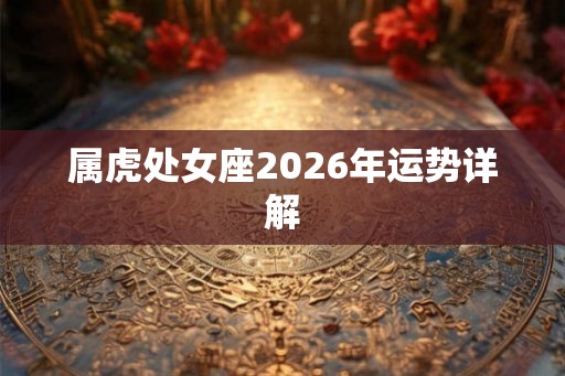 属虎处女座2026年运势详解