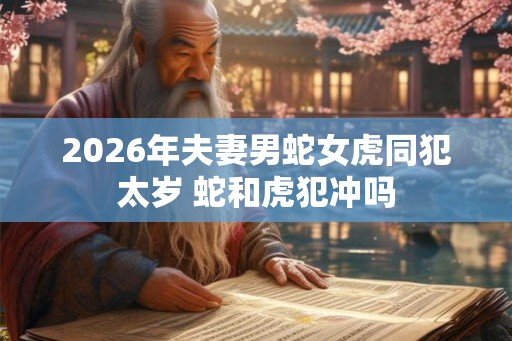 2026年夫妻男蛇女虎同犯太岁 蛇和虎犯冲吗