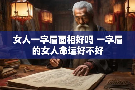 女人一字眉面相好吗 一字眉的女人命运好不好 女人一字眉面相好吗 一字眉的女人命运好不好