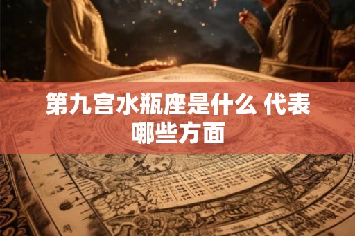 第九宫水瓶座是什么 代表哪些方面