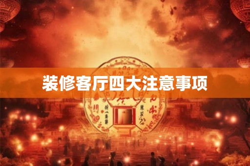 装修客厅四大注意事项