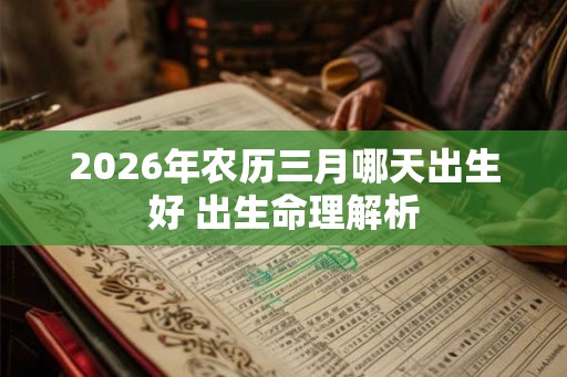 2026年农历三月哪天出生好 出生命理解析 2026年农历三月哪天出生好 出生命理解析