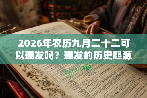 2026年农历九月二十二可以理发吗？理发的历史起源你知道吗？