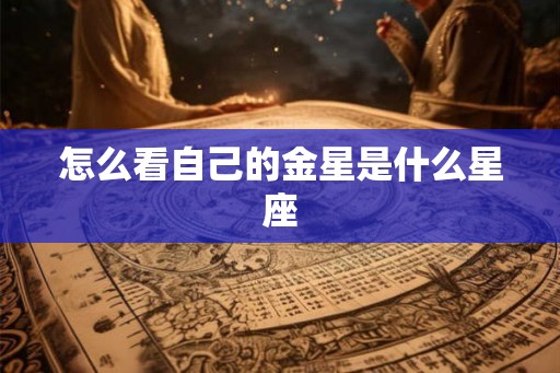 怎么看自己的金星是什么星座