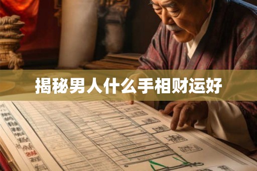 揭秘男人什么手相财运好