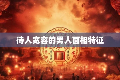 待人宽容的男人面相特征