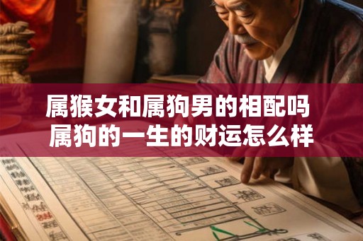 属猴女和属狗男的相配吗 属狗的一生的财运怎么样