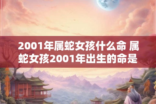 2001年属蛇女孩什么命 属蛇女孩2001年出生的命是什么