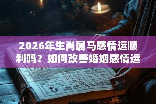 2026年生肖属马感情运顺利吗？如何改善婚姻感情运？